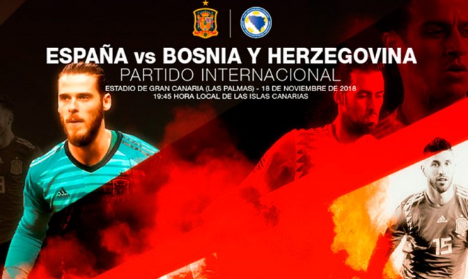La RFEF señala los precios del España-Bosnia en Gran Canaria
