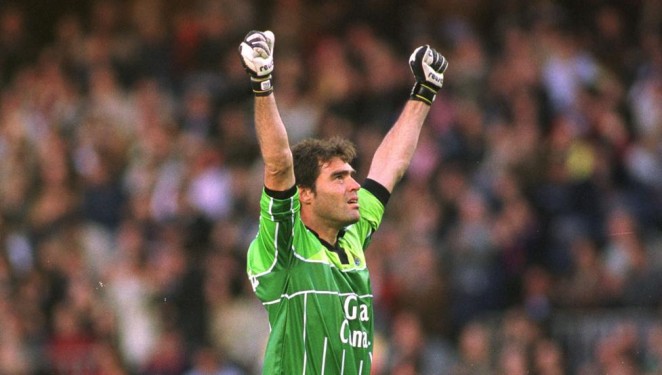 La Liga revive los dos goles de Nacho González en Pamplona