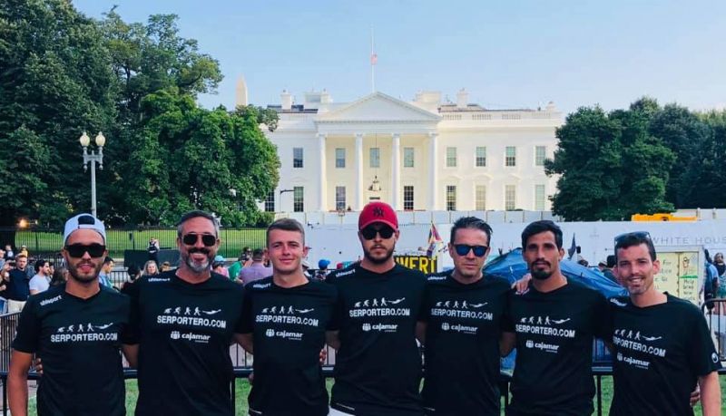 Porteros ante la Casa Blanca