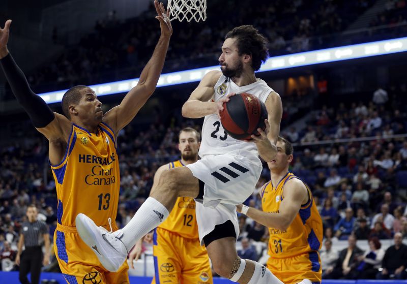 87-63: El Gran Canaria claudica en el tercer cuarto ante el Madrid
