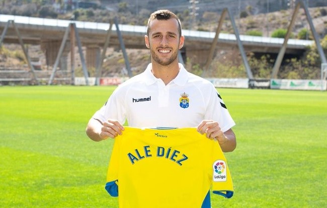 "Estoy muy contento de venir a un club tan grande como Las Palmas"