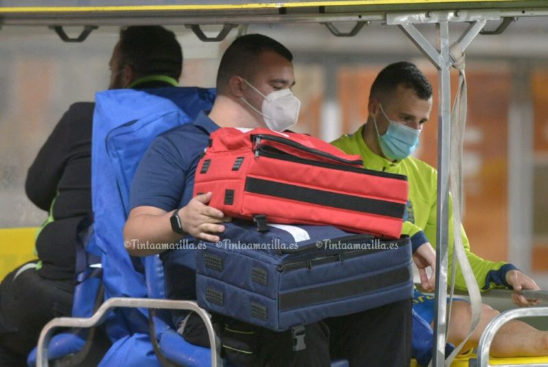 Díez, fractura en el pie