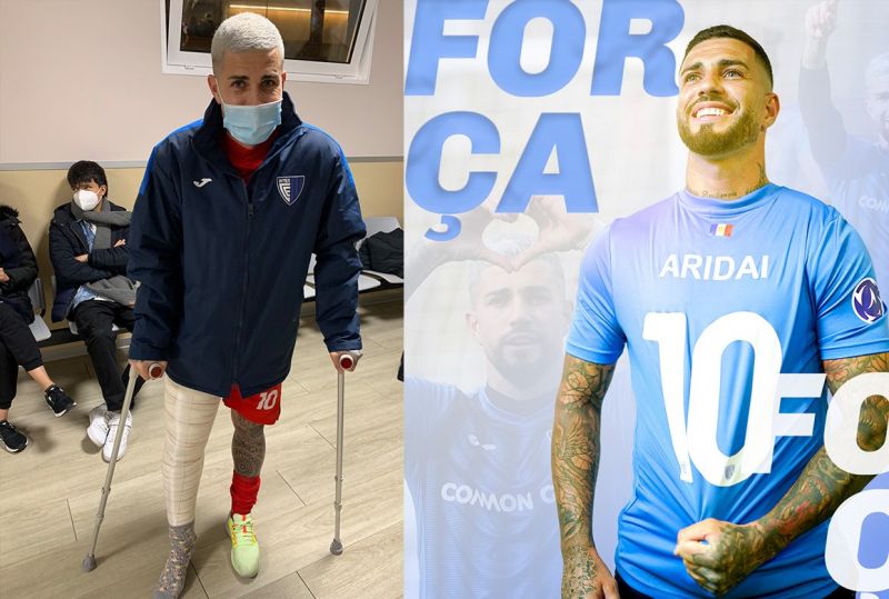 El ex amarillo Aridai Cabrera sufre en Andorra una lesión importante