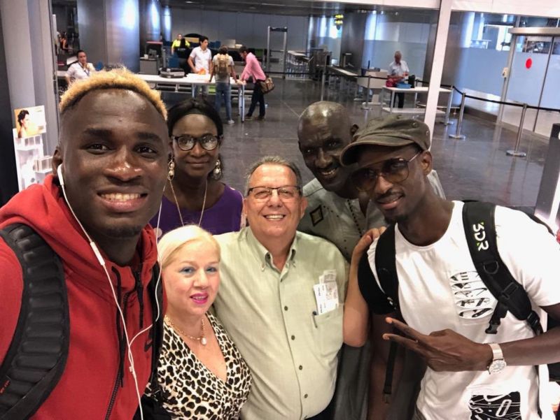 Las dos familias de Ndour animarán en el Mundial