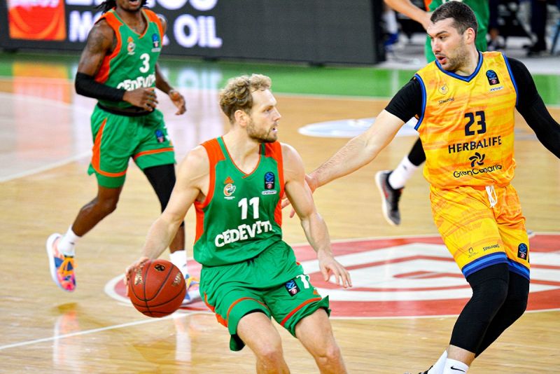 84-68: El Gran Canaria desaparece 6 minutos en Eslovenia