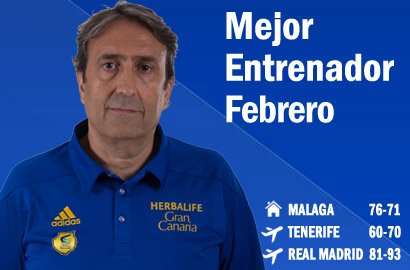 Casimiro, mejor técnico de febrero
