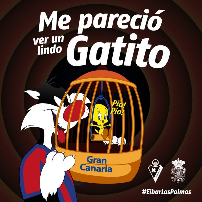 Así da la bienvenida el Eibar a la UD