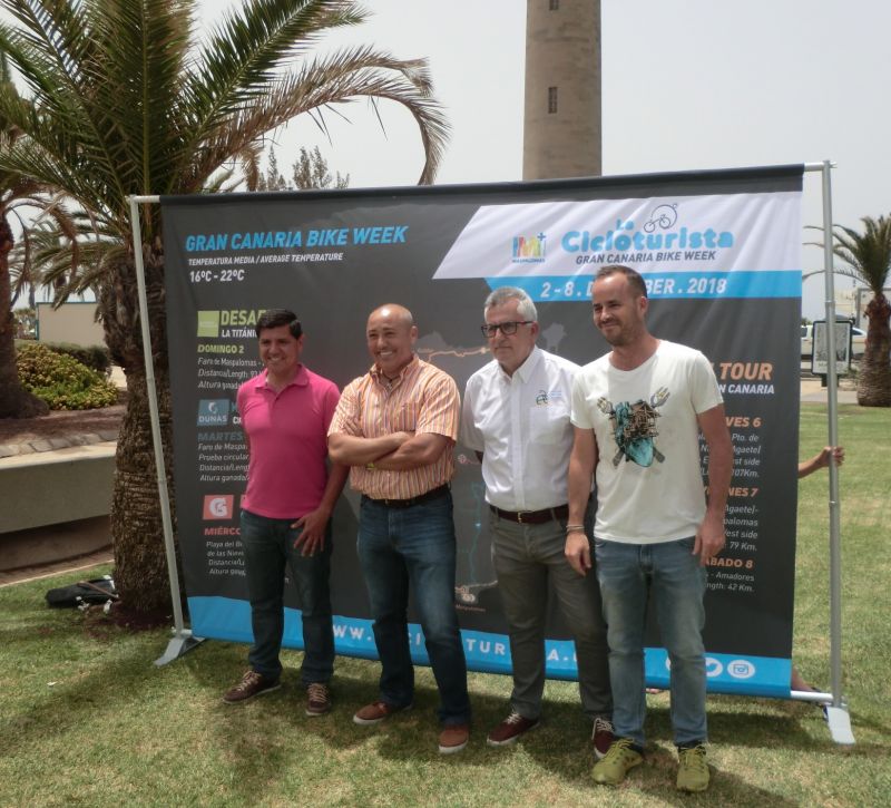 La Vuelta Cicloturista se presentó en Maspalomas