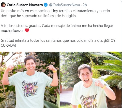 La gran noticia de Carla Suárez