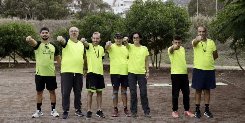 Inclúyete, primer equipo canario en ir al Campeonato de España de Petanca FEDDI