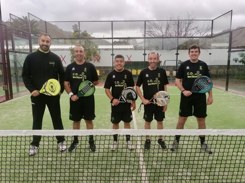 CD Inclúyete, primer equipo canario en participar en un Nacional de Pádel