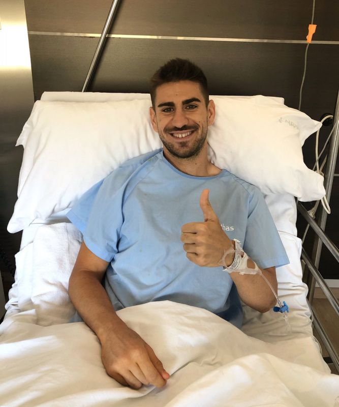 Dani Ojeda acaba la Liga con fractura de clavícula