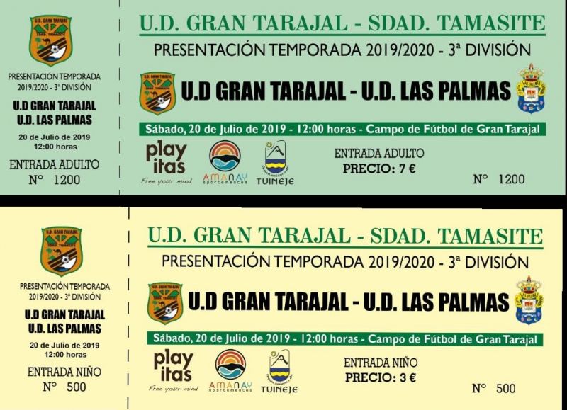 El Gran Tarajal señala un partido amistoso ante la UD 