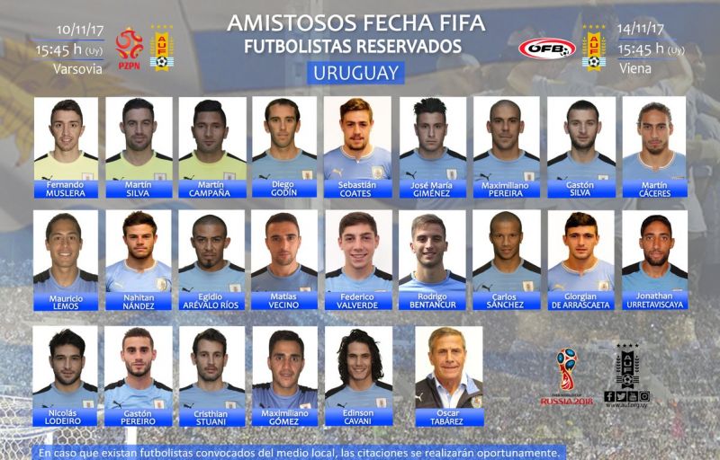 Tercera llamada de Tabarez a Lemos