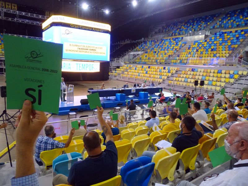 El Gran Canaria Arena fue escenario de la asamblea de la FIFLP