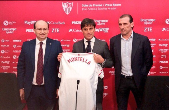 El Sevilla presenta a Montella para su banquillo