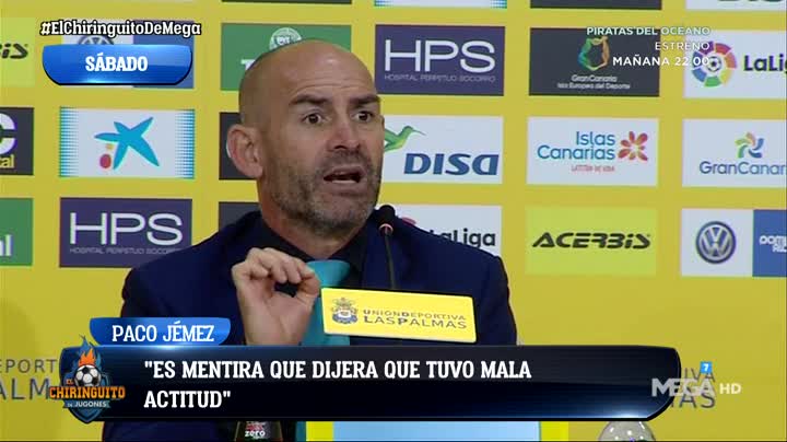 El show televisivo con Jémez, la actitud de Tana y Pedrerol