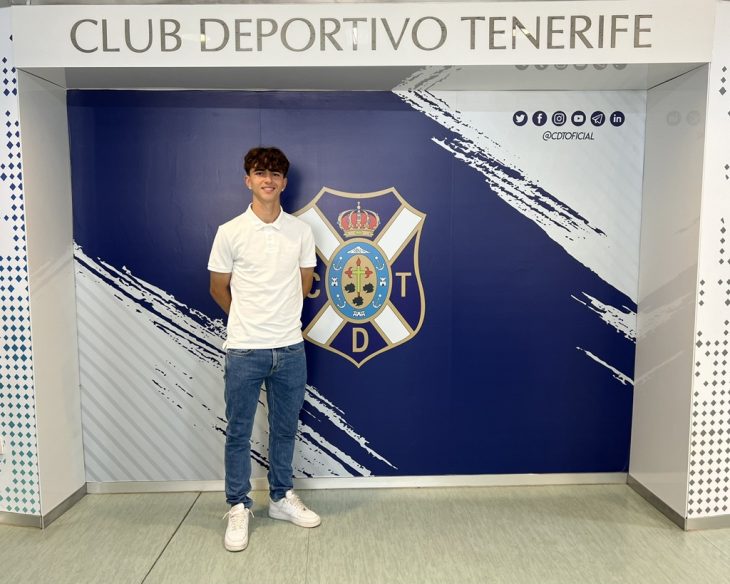 Un cadete en la convocatoria del Tenerife
