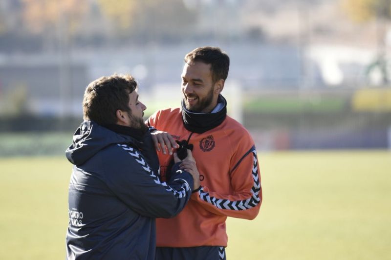 El Valladolid aplaude el regreso de Deivid tras su lesión