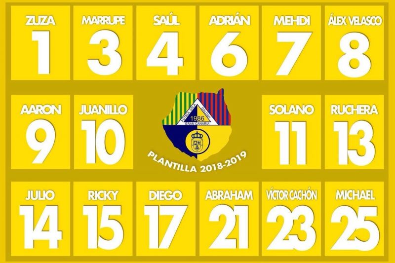 El Gran Canaria FS distribuye sus dorsales