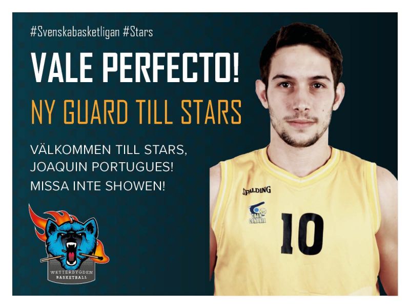 El amarillo Joaquín Portugués da el salto a la liga sueca