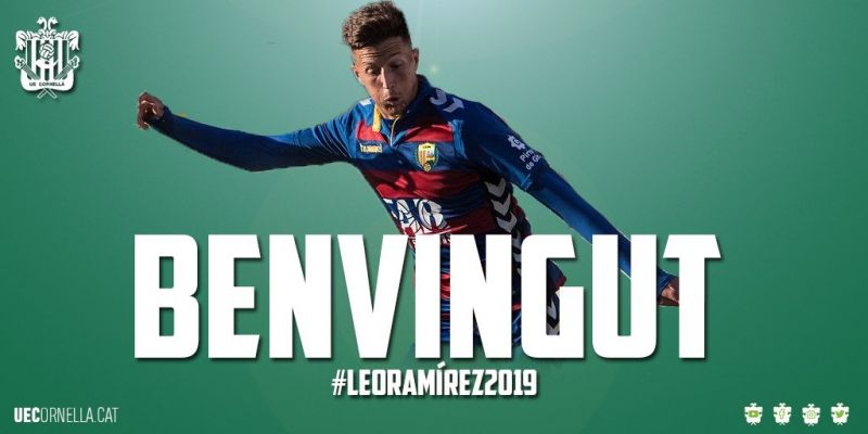 El Cornellá da la bienvenida a Leo Ramírez