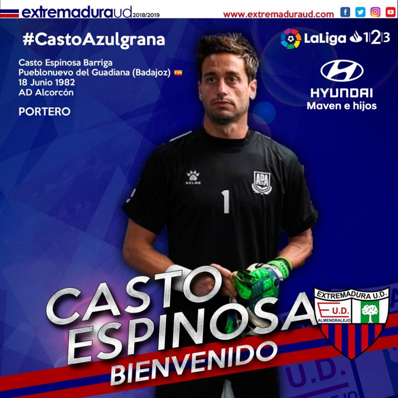 Casto, 2 años al Extremadura