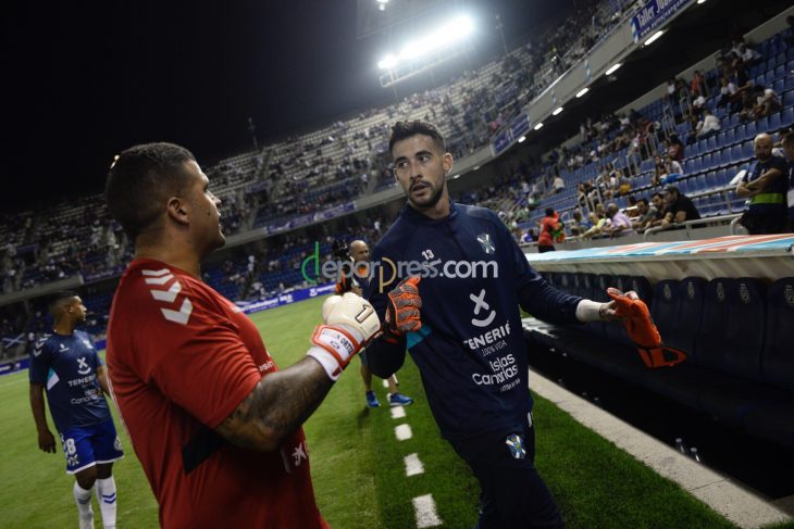 El portero Galván cumple un sueño con el Tenerife