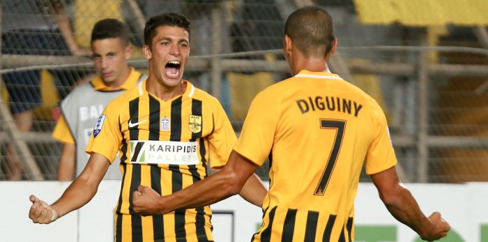 Mateo García: Dos goles en tres partidos de Liga con el Aris