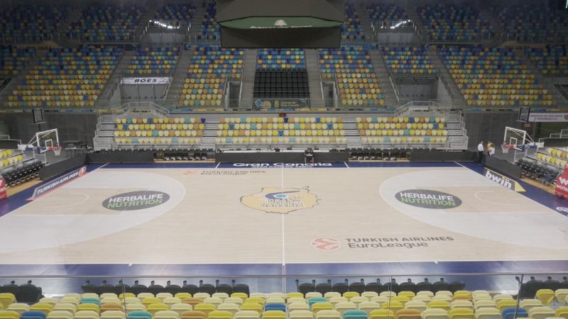 El Gran Canaria y el parqué del Arena