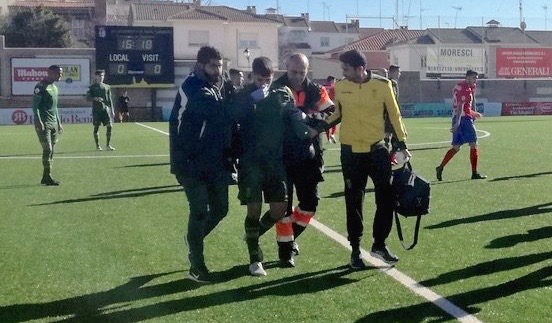 Fabio, recuperado del golpe, no sufre fractura