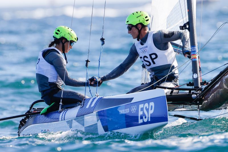 La grancanaria Tara Pacheco regresa con diploma en clase Nacra
