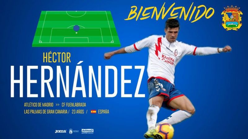 Héctor Hernández, ahora cedido al Fuenlabrada