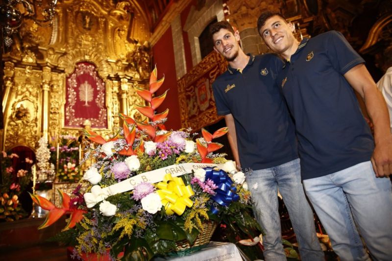 La plantilla del Granca, p'al Pino