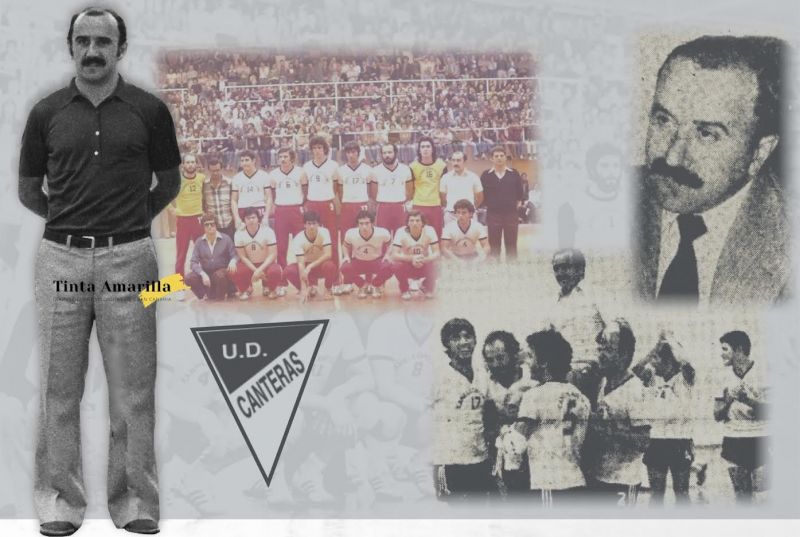 Eduardo Fernández, entrenador de un Canteras UD que rebosaba pabellones