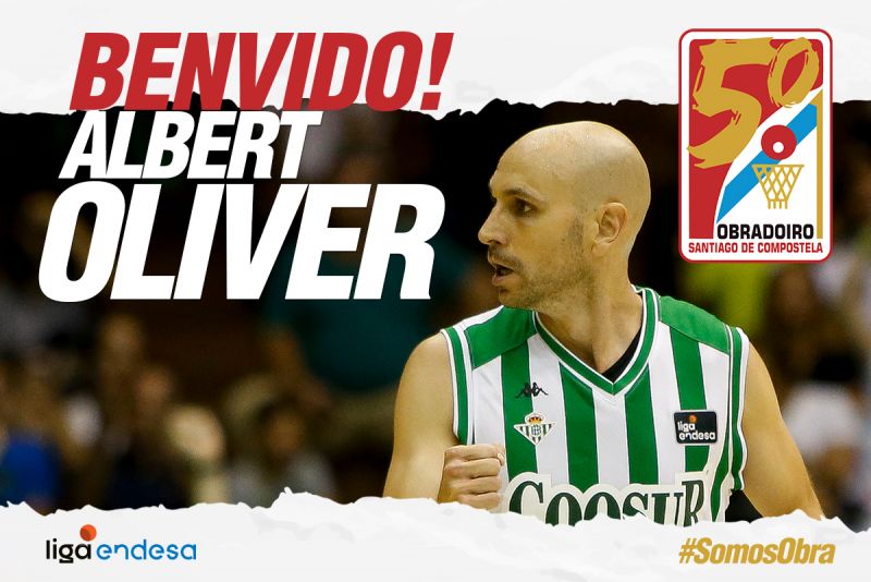 Albert Oliver, dos meses en Obradoiro