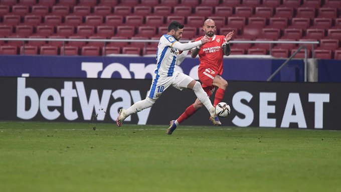 0-1: Leganés se despide de la Copa antes de visitar a la UD