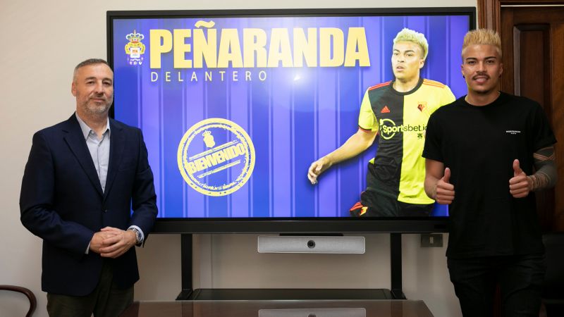 "Peñaranda llega el viernes y podrá estar en el derbi"