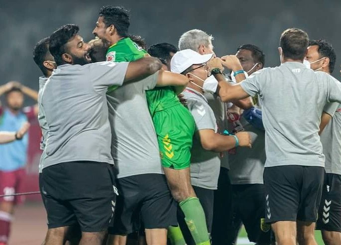 El Hyderabad, con Manolo Márquez, en la final de la Superliga de India