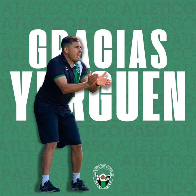 Sorpresa: El Atlético Paso cesa a Yurguen Hernández