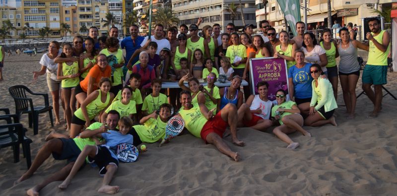 X aniversario del tenis playa en Las Canteras