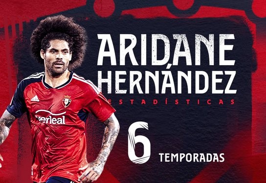 El Osasuna se despide del central Aridane Hernández