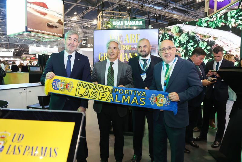 La UD y Turismo de Gran Canaria, de la mano en World Travel Market de Londres