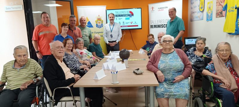 Primera sesión del taller Reminiscencias basadas en el fútbol