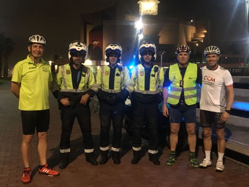 Medición de los trayectos de Gran Canaria Maratón