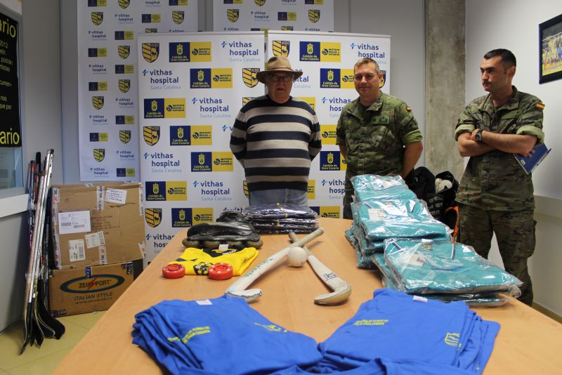 Los clubes de élite envían al Líbano material deportivo