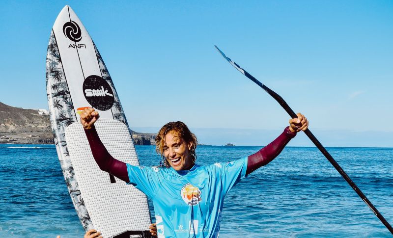 Iballa Moreno, reina del Paddel Surf