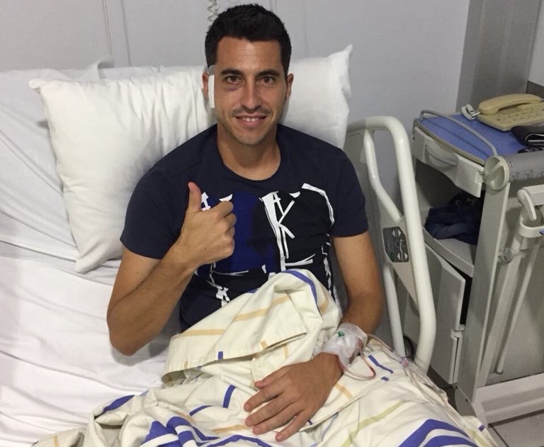 Jorge pasó este lunes por el quirófano en Chipre