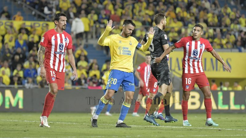 El Atlético duplicó sus faltas cometidas para desmontar a la UD