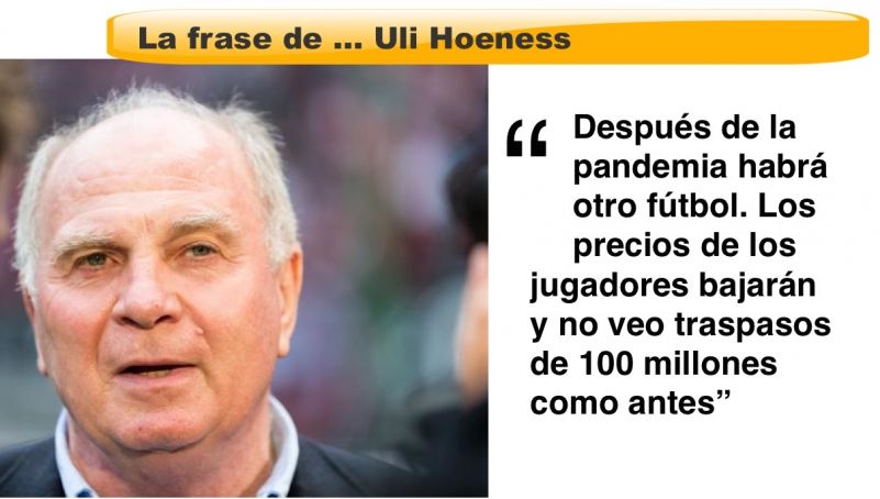 Hoeness pronostica un nuevo planeta fútbol